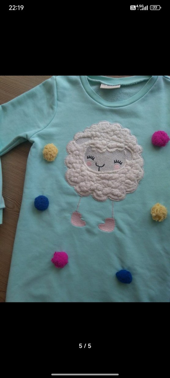 Kız Çocuk Sweat elbise - Görsel 2