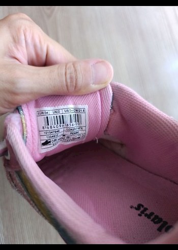 Pembe Simli Kız Çocuk Spor Ayakkabı - Görsel 3