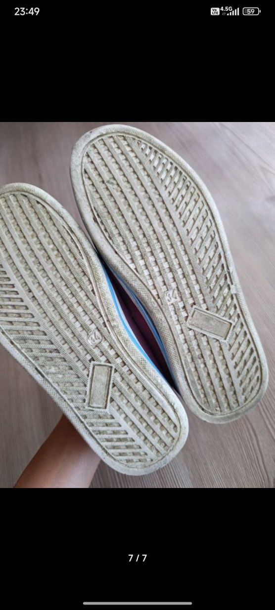 Pembe Simli Kız Çocuk Spor Ayakkabı - Görsel 5