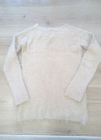 Tüylü bayan kazak - Görsel 6