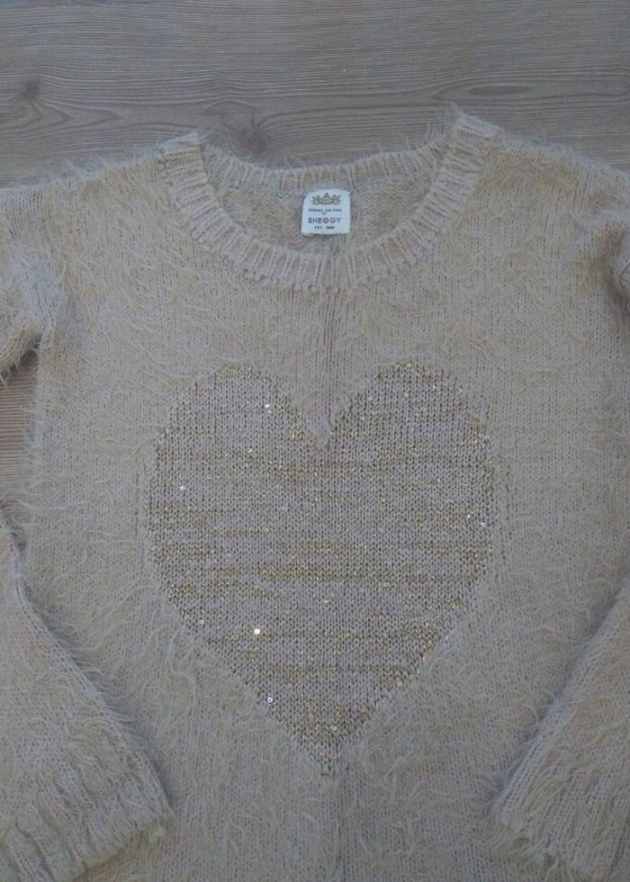 Tüylü bayan kazak - Görsel 2