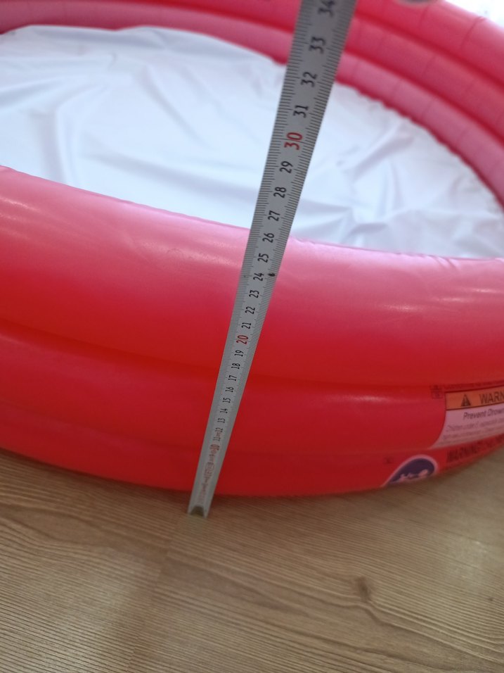 Kırmızı Çocuk Şişme Havuz - Görsel 3