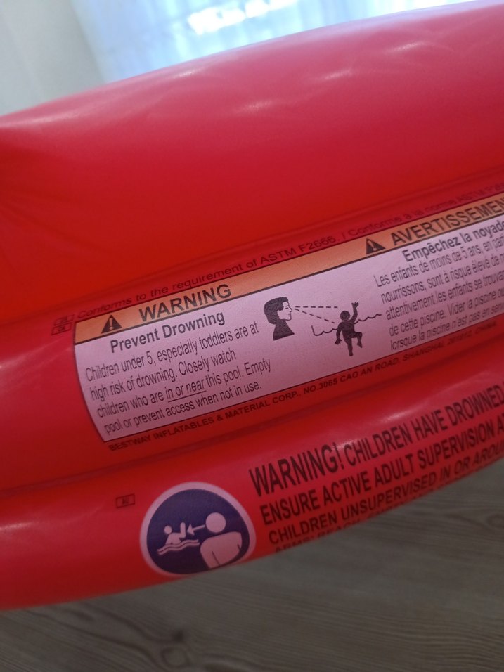 Kırmızı Çocuk Şişme Havuz - Görsel 4