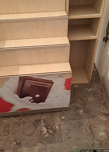 Bakkal tezgahı ön dolabı ekmek dolabı