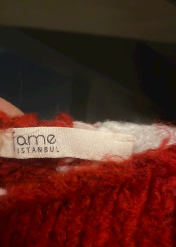 Renkli Bloklu Kadın Triko Kazak - Görsel 5