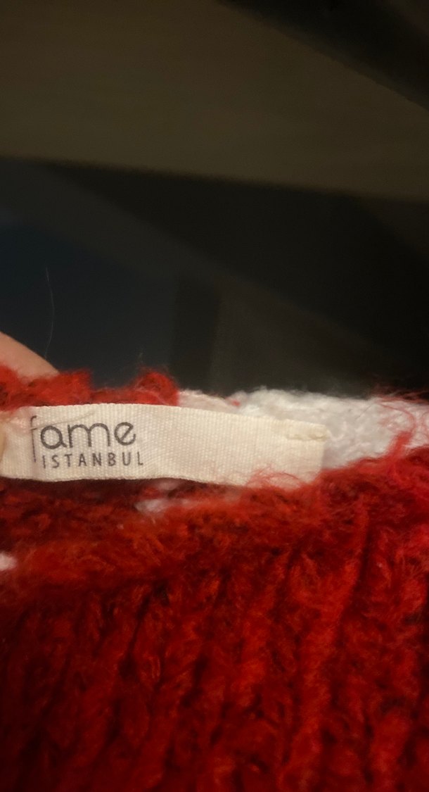 Renkli Bloklu Kadın Triko Kazak - Görsel 5