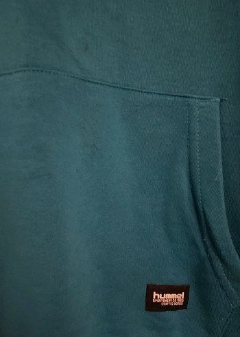 Hummel Mavi Kapüşonlu Sweatshirt - Görsel 2