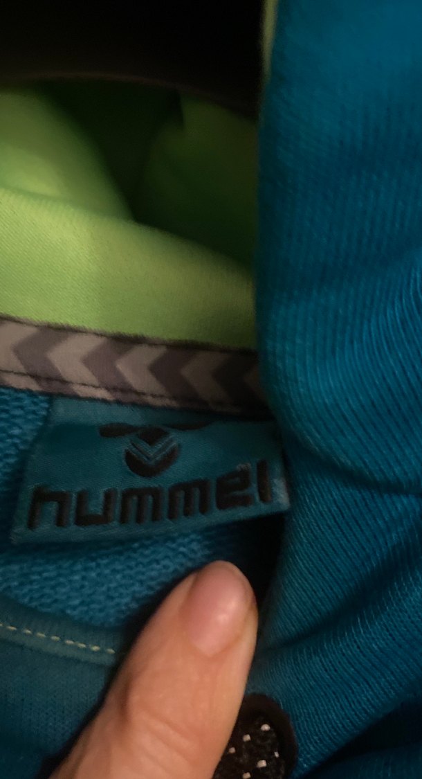 Hummel Mavi Kapüşonlu Sweatshirt - Görsel 5