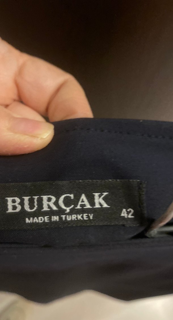 Düz Siyah Midi Kalem Etek - Görsel 4