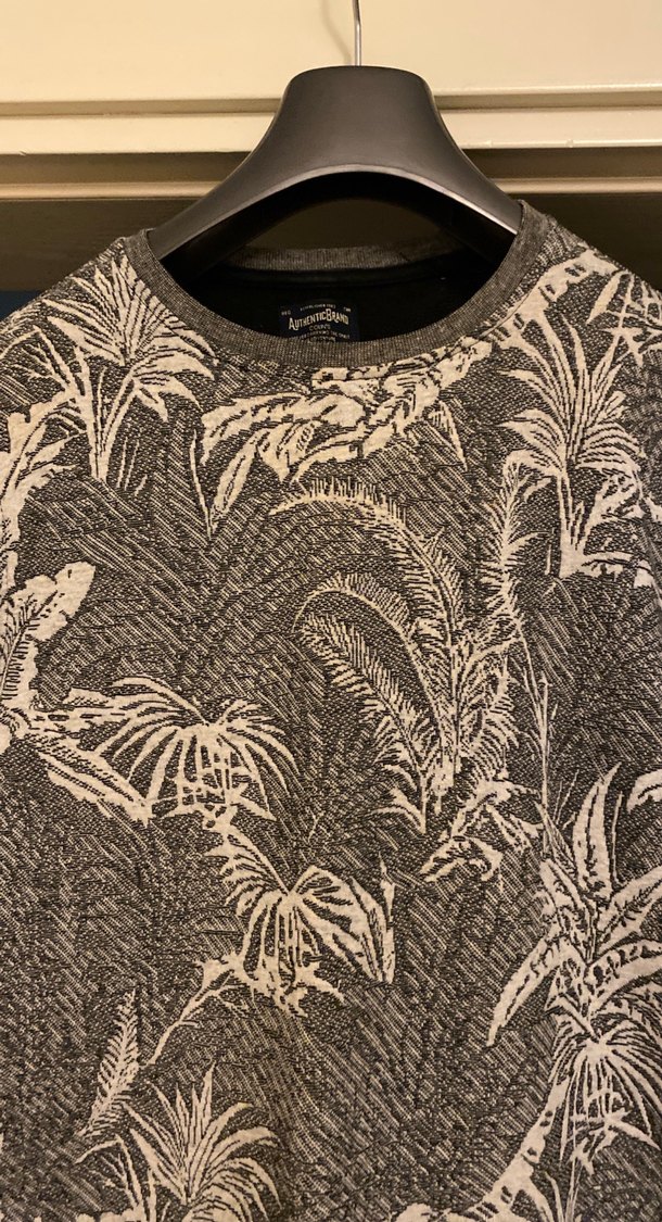 Gri Desenli Erkek Triko Sweatshirt - Görsel 2