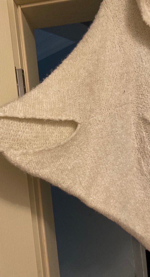 Bohem Tarzı Bej Yünlü Kadın Kazak - Görsel 2