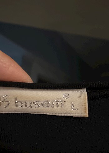 Siyah Uzun Kollu Gevşek Kesim Tunik - Görsel 6