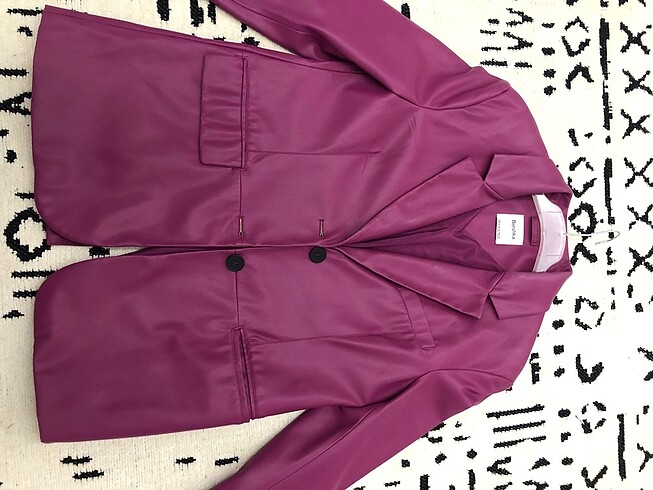 Bershka deri blazer