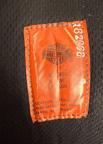 HARLEY ÇİZME 37 numara - Görsel 8