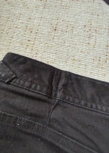 Siyah Mini Denim Şort - Görsel 4