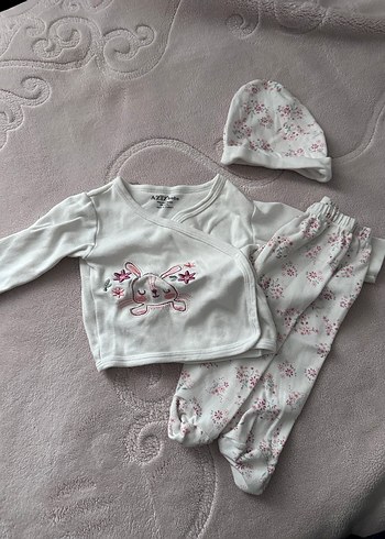 Nakışlı Bebek Kız Hastane Seti - Görsel 2