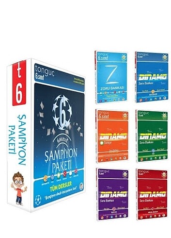Test kitabı | Tonguç 6. Sınıf şampiyon paketi pazarlığa açığım