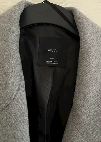 Gri Uzun Çift Düğmeli Kaban - Görsel 3