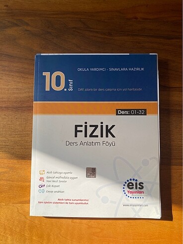 Eis yayınları 10. Sınıf fizik ders anlatım föyü