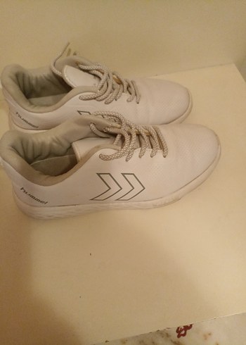 Hummel Beyaz Bağcıklı Kadın Spor Ayakkabı