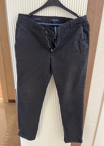 Hermes Hemington Siyah Erkek Regular Fit Denim Pantolon