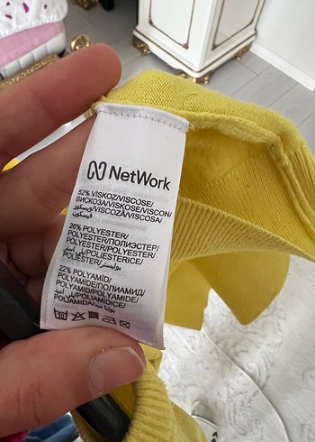 m Beden sarı Renk Sarı Basic Pamuklu Kadın Sweatshirt