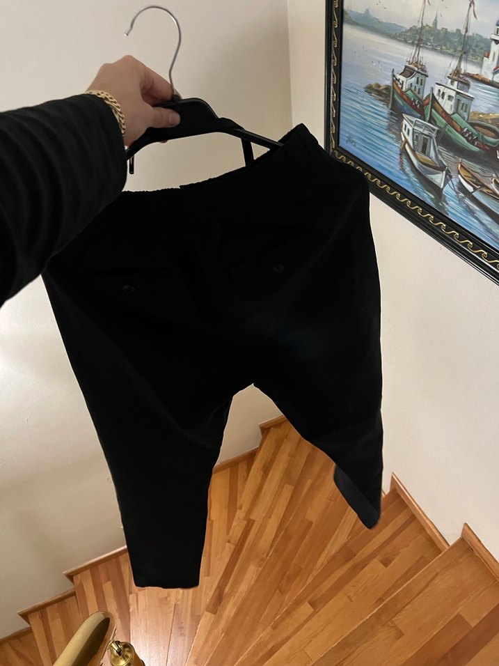 Prada Fermuarlı Siyah Erkek Outdoor Eşofman Altı - Görsel 5