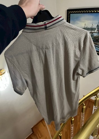 Düğmeli Bej Kısa Kollu Erkek Polo Tişört - Görsel 5