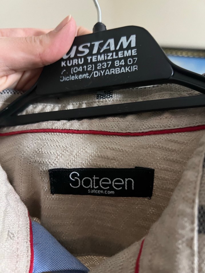 Düğmeli Bej Kısa Kollu Erkek Polo Tişört - Görsel 4