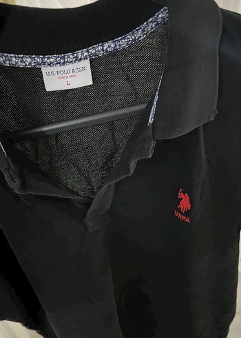 U.s Polo assn Erkek Siyah Kısa Kollu Polo Tişört - Görsel 3