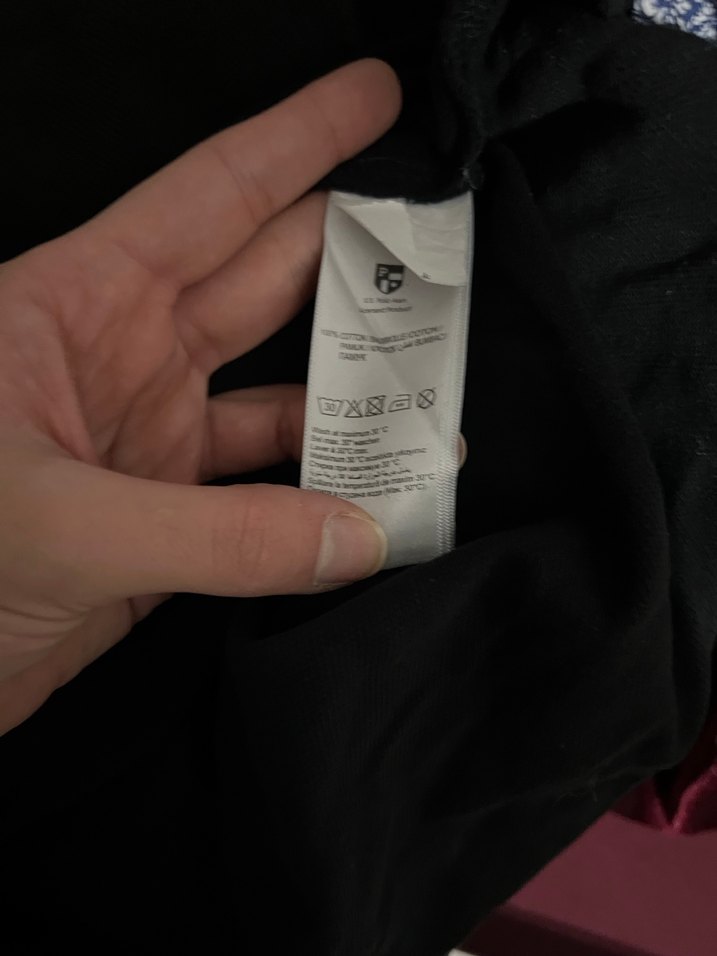 U.s Polo assn Erkek Siyah Kısa Kollu Polo Tişört - Görsel 4