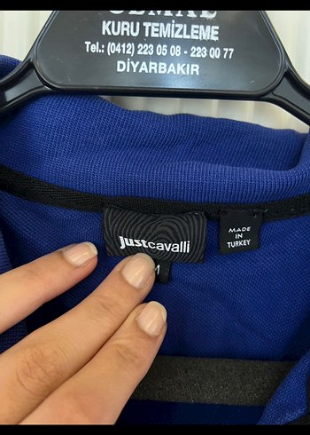 Just cavalli Lacivert Kısa Kollu Polo Tişört - Görsel 2