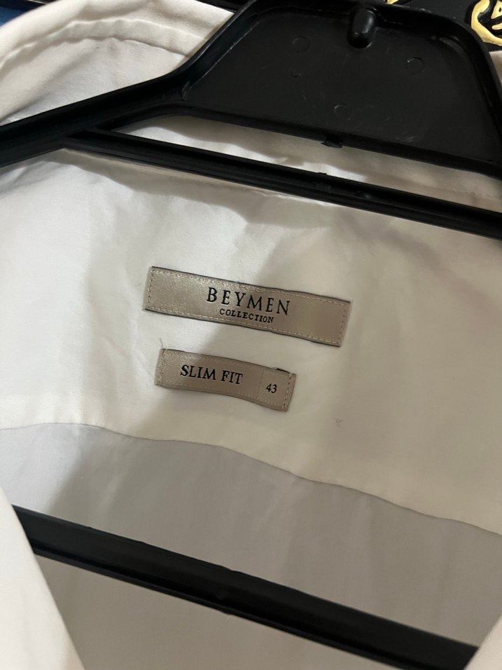 Beymen Erkek Beyaz Uzun Kollu Klasik Gömlek - Görsel 4