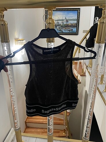 Sagaza crop mini üst