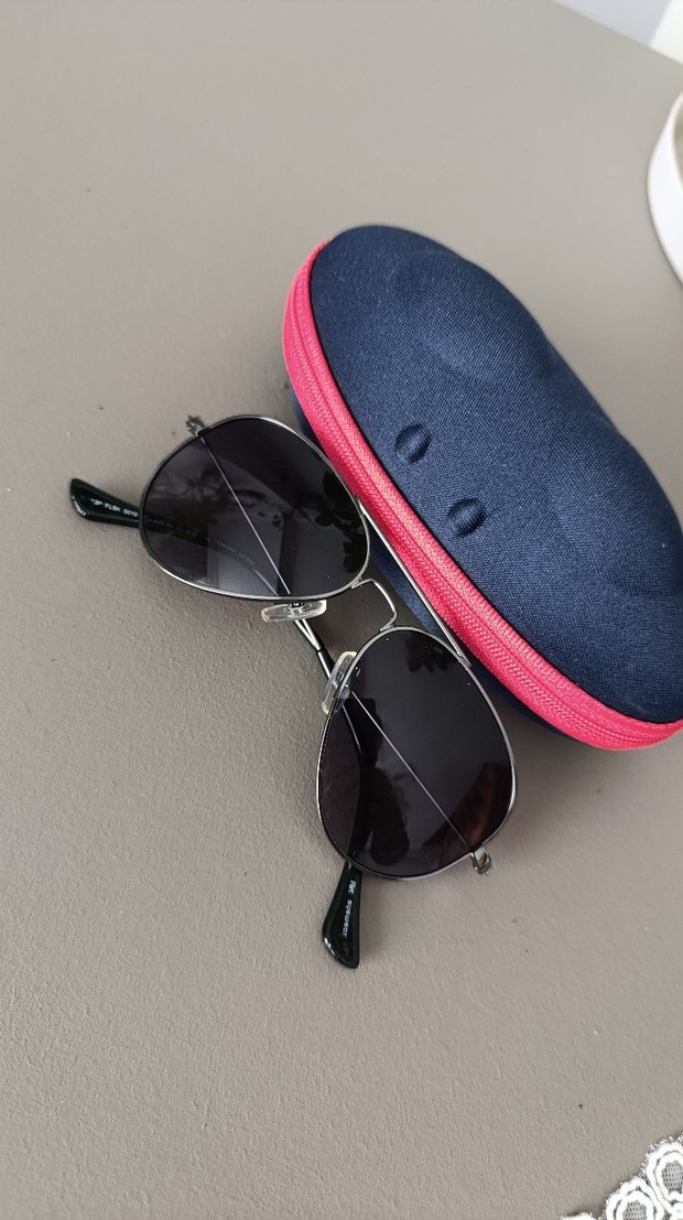 Gri Biker Erkek çocuk Güneş Gözlüğü - Görsel 3