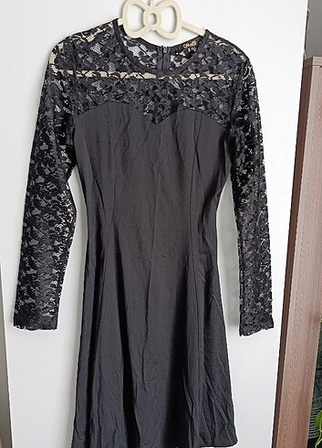 Dantelli elbise - Görsel 3