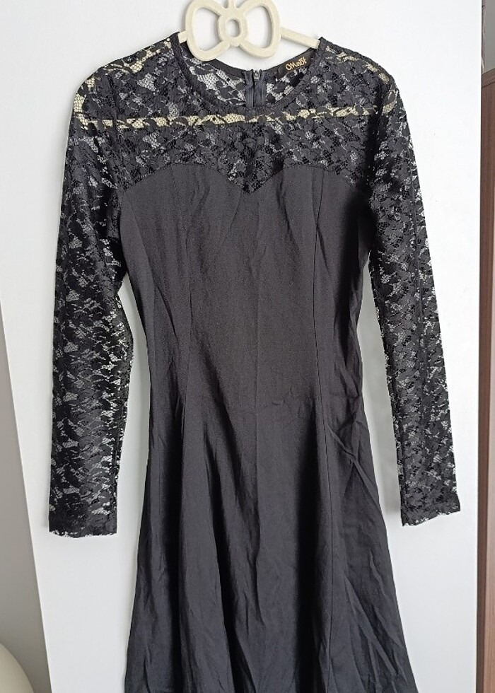 Dantelli elbise - Görsel 2