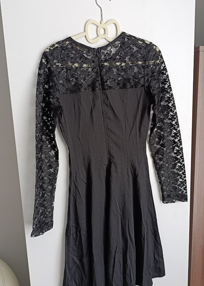 Dantelli elbise - Görsel 4