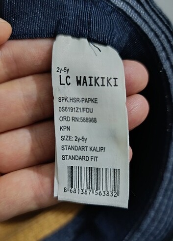 3-5 Yaş, 21 cm Beden Erkek çocuk şapka