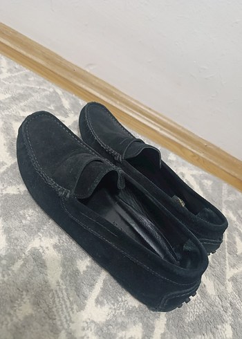 Siyah Süet Erkek Loafer Ayakkabı - Görsel 4