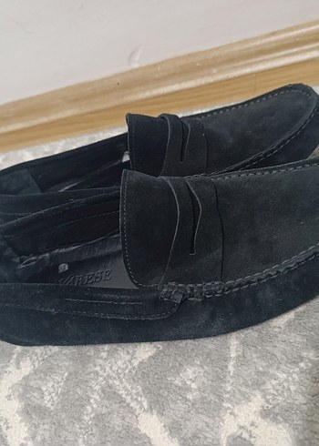 Siyah Süet Erkek Loafer Ayakkabı - Görsel 2