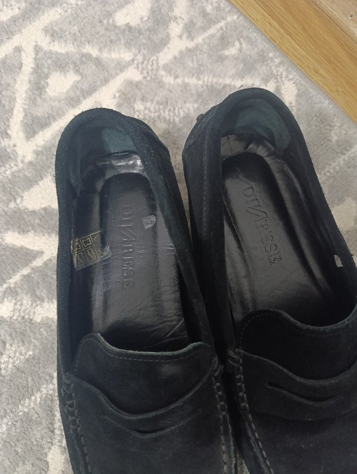 Siyah Süet Erkek Loafer Ayakkabı - Görsel 5