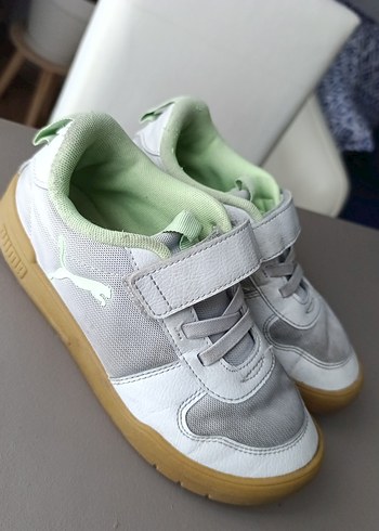 erkek Çocuk Beyaz Gri Cırt Cırtlı Spor Ayakkabı - Görsel 5