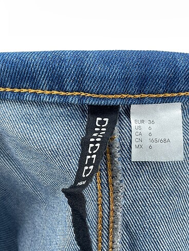 36 Beden mavi Renk H&M Mini Etek %70 İndirimli.