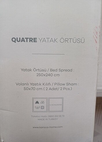 Beden Karaca home Yatak Örtüsü Seti