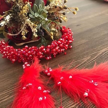 Taç ve küpe takımı