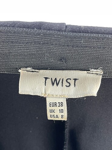 38 Beden siyah Renk Twist Kumaş Pantolon %70 İndirimli.