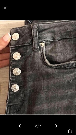 Zara SATILDI Yüksek bel Zara jean