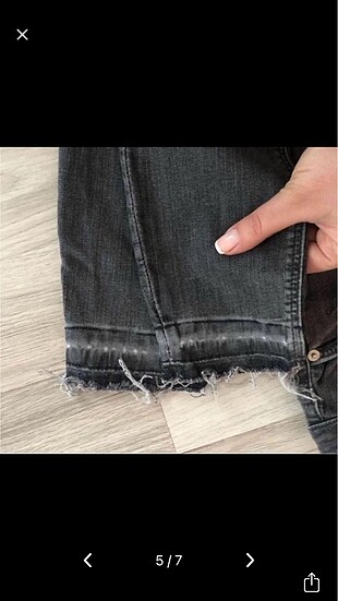 l Beden gri Renk SATILDI Yüksek bel Zara jean