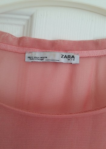 m Beden Zara şifon tül bluz